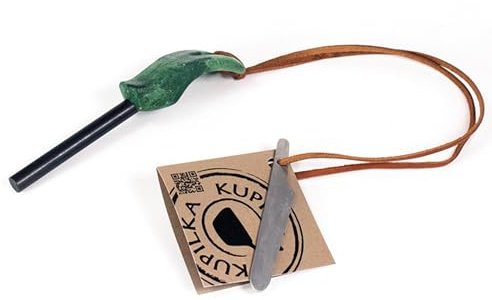 Kupilka Fire Steel 8 - ergonomischer Feuerstein mit Griff aus biologischem Material - recyclebar