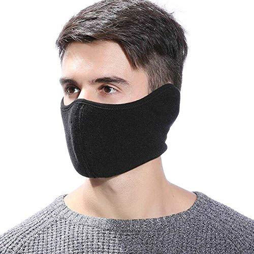YzoTek Winter Warme Windundurchlässige Maske der Männer - Starker Staubdichter Atmungsaktiv Mund Abdeckung/Kalt-Beweis Kopfbedeckungen Ohrenschützer