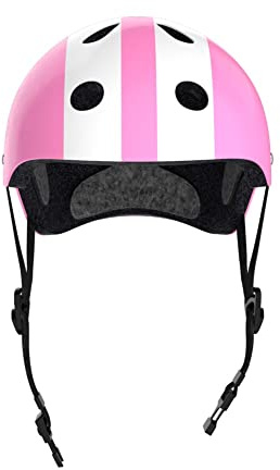 M MOLTO Kinderhelm für Kinder, Rosa Kreis
