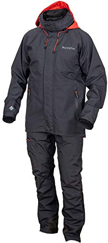Westin W6 Rain Suit Steel Black - Regenanzug, Größe:L