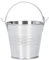 10pcs vaso di fiori mini vaso di piante succulente piccolo secchio di metallo per interni esterni arredamento come una piccola decorazione sul tuo cortile anteriore portico(4*5.5*6-Argento lucido)