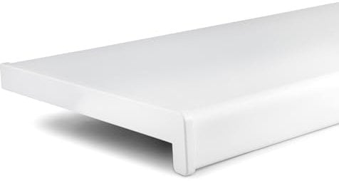 TJ davanzale interno bianco 1700x250 mm/davanzale in plastica con chiusura laterale/davanzali per finestre/davanzali interni su misura PVC/davanzale per finestra