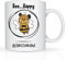 Tasse mit Namen und Bienen Motiv Bedruckt Namentasse Namensbecher Bienenmotiv für Jungen Kindertasse Keramiktasse Weiß Unisize Geschenktasse Spruchtasse Keramik mit Druck Tasse 330ml