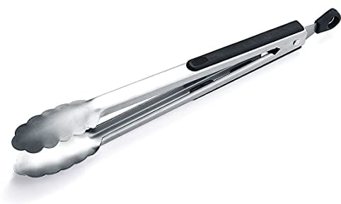 12 Pulgadas Pinzas Para Barbacoa, Pinzas Para Barbacoa De Acero Inoxidable, Pinzas De Metal Para Carne Masiva, Pinzas De Cocina Con Bloqueo, Tenazas De Cocina Resistentes Y Elegantes