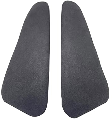 duhe189014 Auto Kniepolster Kissen, Automotive Schwarz Weiches Leder Mittelkonsole Kniepolster, Weiches Mittelkonsole Kniebein Ellenbogenpolster, für Tesla/Y
