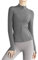 Locachy Damen-Sportjacke mit durchgehendem Reißverschluss, enge Passform, ideal für Laufen, Training und Workout, mit Taschen, GRAU, XS