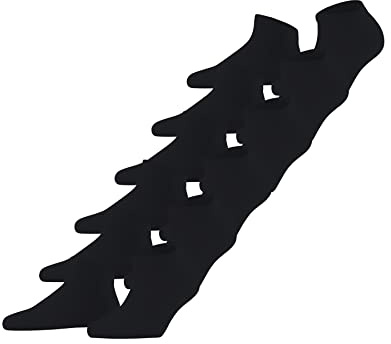 FALKE Damen Happy 6-Pack Sneakersocken atmungsaktive Baumwolle verstärkte Damensneakersocken ein Allrounder kurz langlebig strapazierfähig hautfreundlich einfarbig Multipack 6 Paar