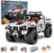 Mould King 18005 RC Geländewagen Bauspielzeug für Erwachsene, 2013 Stück ferngesteuerte/APP-Steuerung motorisierte Silberne Pickup-Bausteine, Sammlung Spielzeug Modellautos Set