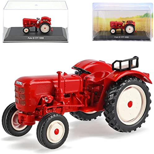 IXO Fahr D 177 Rot Traktor 1958 1/43 Hachette Modell Auto