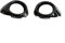 Nebelscheinwerfer Abdeckungen Für F&ord Für Focus 3 MK3 2011–2014 2 Stück Auto Nebelscheinwerfer Kühlergrill Rahmen Modifizierte Nebelscheinwerfer Abdeckung Dekorative ABS Chrom (Color : Glossy Black