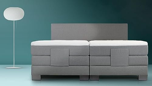 Charlottes Möbelkaufhaus Boxspringbett ROM II 200x210 cm. Elektrisch verstellbar mit Motor, in Überlänge 210 cm. Komfort & Qualität Made in Germany.