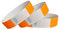CINTAPUNTO - Einlassbändchen Papier - Eintrittsbänder 1000 Stück - Einlassbänder - Festival Armbänder - Party Bändchen Einlass Eintritt - eintrittsbändchen - Bänder Club - wristband - Neon Orange