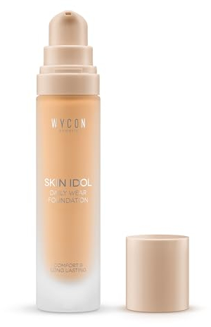 WYCON cosmetics SKIN IDOL LIQUID FOUNDATION Flüssige Foundation Longlasting mit leichter und gleichmäßiger Textur NC30