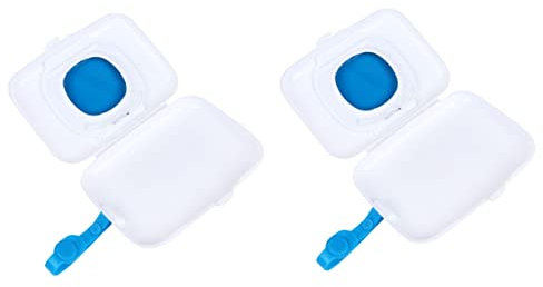 SAFIGLE 2 Stücke Reusable Baby Tissue Fall Kunststoff Reise Für Baby-feuchttücher Bequem Windel Tasche
