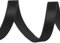 maDDma Satin-Gummiband BH-Trägerband ab 1m x 10mm Wäschegummi Seidenglanz, Farbe:schwarz