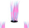 Hachera Piante Decorative Per Acquario, Corallo Pianta Decorazioni, Corallo Artificiale Per Acquario, Pianta Di Corallo Effetto Luminoso Per Acquario Piccolo -Effetto Fluorescente (Rosa)