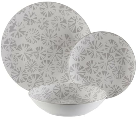 Versa Set de Vajilla Porcelana 18 Piezas S3411555 - EAN: 8420327538260