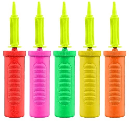 AEX Balloon Pump Manual – Hand Pump for Balloon Arch Kit, Yoga Balls, Beach Balls & Party Balloons – Lightweight Portable Balloon Inflator for Balloons, Pool Floats & Exercise Balls
