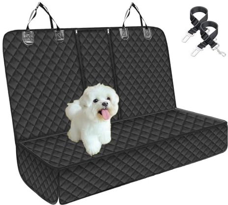 QWEERASS Hundedecke Auto Rückbank, für Renault Twingo III Life Zen Intens Vibes 2014-2022 Autoschondecke für Hunde Wasserdicht Kratzfest Autositzbezug für Hunde