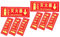 ARTIBETTER 8 Stk Feuerlöscher-schild Wandschild Mit Feuerprojektion Brandschutzschilder Vorsicht Feuerzeichen Feuerwehrschild Für Das Büro Feuerlöscher-aufkleber Brandwarnschild Schwammkleber