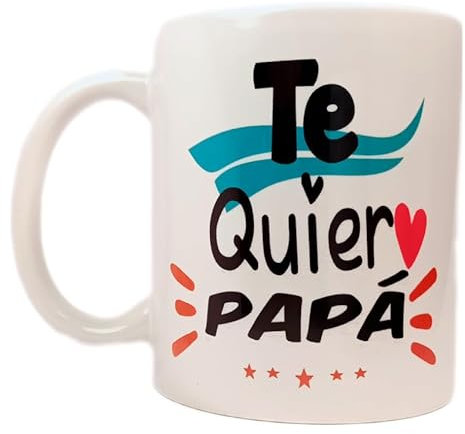 Genérico Taza Original para Papá, 350ml, Taza Personalizada Con el Mensaje 'Te quiero Papa '