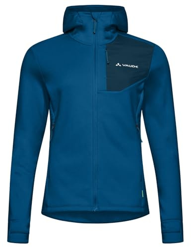 VAUDE Damen Fleece Jacke Monviso Fleece Jacket III, elastisch, warm, feuchtigkeitsregulierend und schnelltrocknend, Passform: Slim fit