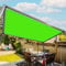 Tenda parasole quadrata con corda inclusa, 8 x 3 m, per cortile, piscina, prato, attività all'aperto, verde tenero