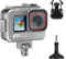 FitStill Custodia impermeabile in lega di alluminio da 80 m, compatibile con Insta 360 Ace Pro2/Ace Pro, custodia protettiva subacquea e supporto con 2 scarpe fredde per action camera