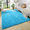 AIMECO Hochflor Teppich Wohnzimmer Carpet Blau 120X200cm Anti-Rutsch Extra Große Teppiche Schlafzimmer flauschig Teppiche Matte Teppichen Mädchen Schlafzimmer und Kinderzimmer