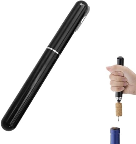 2-in-1 Luftdruck Weinöffner mit Folienschneider Weinflaschenöffner Leicht,Wein Luftpumpe Flaschenöffner,Tragbar Manueller Korkenzieher Wein,Tragbarer Handheld Korkenzieher,Schnelle Flaschenöffnung.