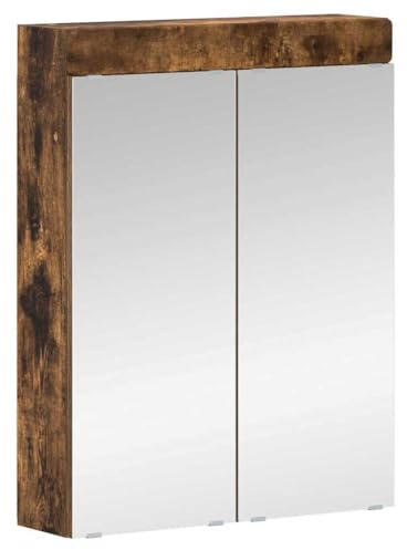 KKgypkn TV-Schrank aus massivem Kiefernholz 99x43x55 cm mit Wandhalterung und großer Oberplatte als Fernsehschrank und Deko-Ständer