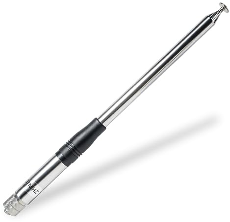 TWAYRDIO Telescopic CB Radio 27MHz Antenna SMA-Female for Quansheng UV-K5 | Sma-female cb uk band; stainless steel extendable aerial; for Quansheng uv-k5(8) uv-k6 TK11 Radtel RT-880 Tidradio TD-H3