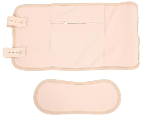 TIDTALEO Set di 1 Fascia per Collo e Vita Olio di Ricino, Morbida e Riutilizzabile, Facile da Trasportare, per Scaldare Cervicale e Spalle