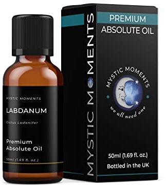 Mystic Moments | Labdanum Absolute Oil | 50ml | Cistus ladanifer absolute with a rich balsamic aroma for perfumery, skincare blends and fragrance creation.
