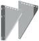 Ø 150 mm Schornstein - Wandhalterung für Wandkonsole verstellbar 150 - 250 mm
