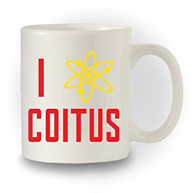 TBBT inspiriert Sheldon Cooper 'I Coitus'nerdigen Tasse, Herz