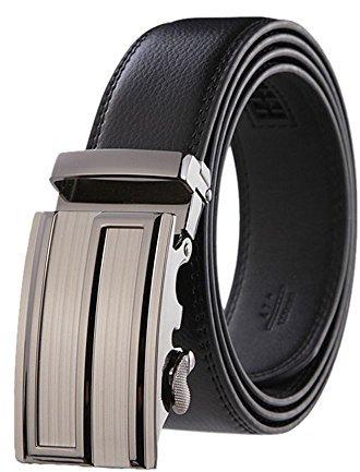 SAMGU Mode Männer Herren automatische Gürtelschnalle Leder Taillen Gurt Business Gürtel