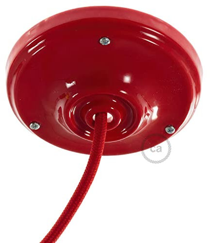 creative cables - Kit rosone in Porcellana - Rosso