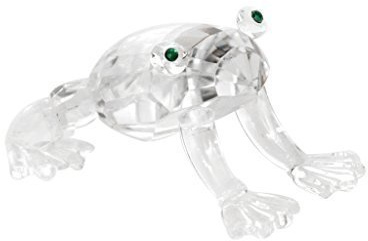 Brillibrum Design Glasfigur Frosch liebevoll gestaltete Tierfigur Froschfigur aus Glas kreiert
