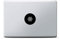 Atom MacBook Sticker, MacBook Pro, MacBook Air, Vinyl Aufkleber schwarz, Laptop decal, Leuchteffekt