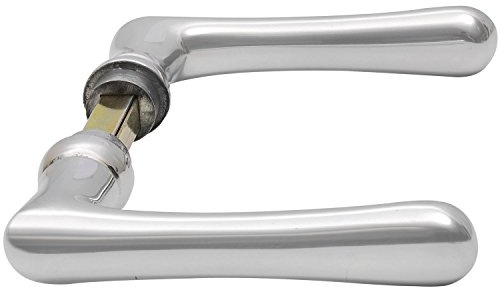 Drückerpaar ELEGANT WG 500, Aluminium poliert, 1 Paar | Zubehör Beschläge Türen