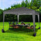 MCC - 3x3m Pop-up Gazebo Waterproof Outdoor Garden Marquee Canopy NS (Grey)