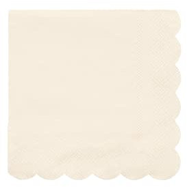Meri Meri Small Cream Paper Napkins (Pack of 20)