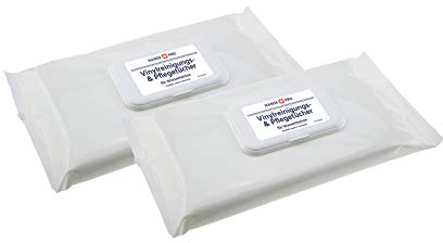 HANSE PRO Vinyl-Reinigungstücher, 2 x 15 Stück I Pflege-Tücher für Wasserbetten I Vinylreiniger I Schutz I Zubehör Wasserbett-Matratze