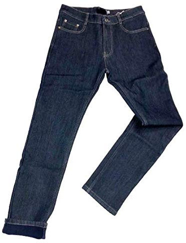 BE BOARD Jeans Uomo Elasticizzato Termico Foderato in Pile Tessuto DOPPIATO (48)