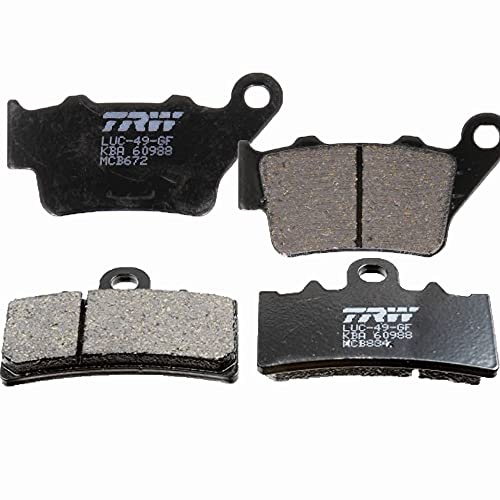 TRW Bremsbeläge vorn hinten MCB672 MCB834 passend für KTM Duke 125 200 390 RC125 RC200 RC390