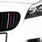 Nierenaufkleber Set aus 18 Aufklebern passend für BMW Weiß Hellblau Blau Rot Farben Performance Aufkleber Gitter Kühlergrill Zierstreifen Selbstklebend Sticker Auto Aufkleber Streifen Emblem Grill