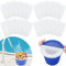 Hillylolly Pool Skimmer Socken, 20 Stück Filter Skimmer Pool, Skimmer Netz Pool, Skimmer Filter Netz Wiederverwendbar, Netz für Skimmerkorb, Schwimmbad Skimmer Socken, für Entfernt Blätter Pollen
