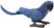 SPYMINNPOO Vogelfiguren, Blaues Ara-Modell, Echte Lebendige Tierfiguren, Vogelmodell, Geschenk für die Frühe Bildung, Toysandgames Simuliertes Biologisches Wissenschafts Und Bildungsspielzeug