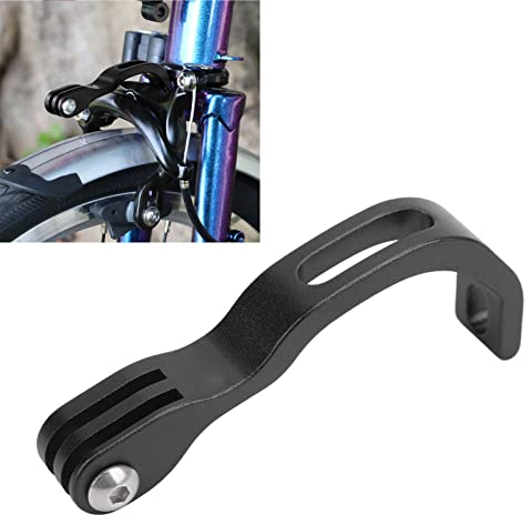 Pilipane Universal Bike Mount, Bicycle Headlight Holder Bike Front Light Holder Stand Bracket Cycling Part Compatible With Brompton Folding Bike(Black)